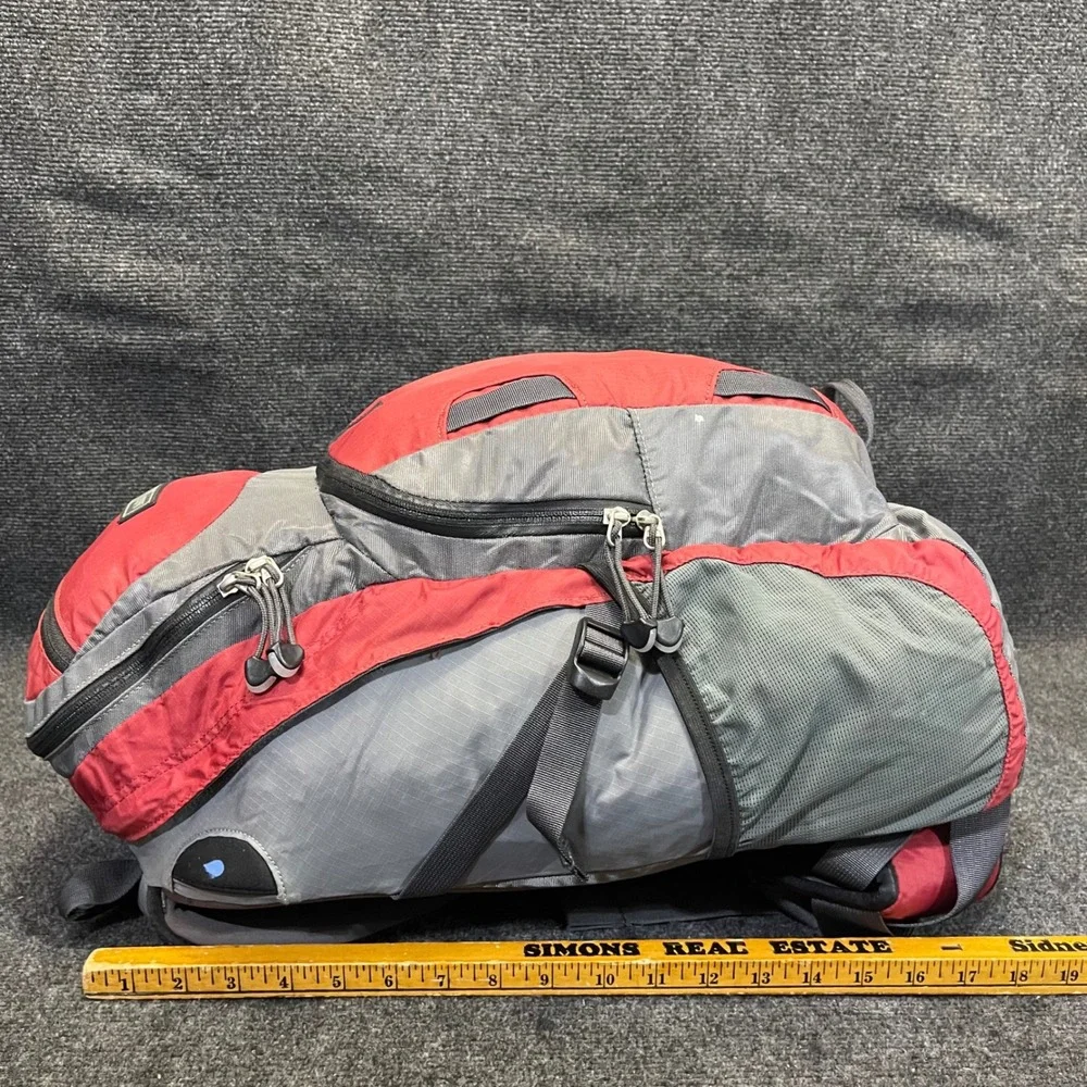REI 747525 35L Red/Gray Traverse Hiking Backpack Daypack Ripstop Travel Bag